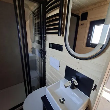 Tiny House Kolpa- A Modern Forest Escape Above River Kolpa *
