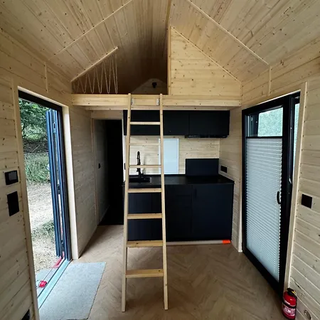 Tiny House Kolpa- A Modern Forest Escape Above River Kolpa Holiday home Kostel